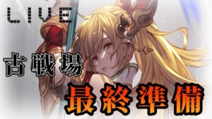 【古戦場前/グラブル】やれるだけのことはやっておきたい【グランブルーファンタジー/顔出し】