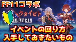 【グラブル】🔰FF11コラボの回り方やとっておきたいアイテムの紹介！【初心者向け】