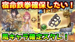 【グラブル】いい加減宿命鉄拳確保したい！風属性キャラ確定スタレチャレンジ！【ガチャ動画】