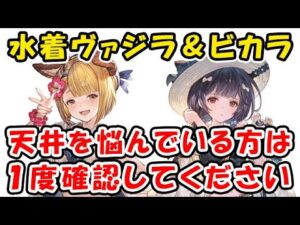【ガチャ】水着ヴァジラ ＆ 水着ビカラ 天井を悩んでいる方は1度確認してください。（水着キャラ）（レジェフェス）（グラブル）（グランブルーファンタジー）