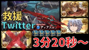 【グラブル】ディアスポラTwitter救援3分20秒～400万/ガレヲンなし【Diaspora/3m20s400/No Galleon】