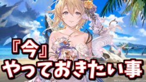 個人的に思う、今のうちにやっておきたいことを語るだけ【グラブル】