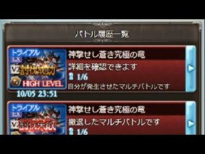 【グラブル】スパバハソロ 闇剣豪100-0%  /【GBF】Super Ultimate Bahamut Dark Kengo  100-0% Solo