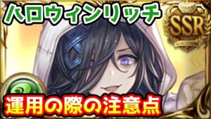 【グラブル】ハロウィンリッチを運用するうえで知っておきたい注意点について解説！