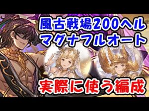 【風古戦場】200ヘル マグナ フルオート 実際に使う編成を紹介（古戦場）（パナケイア）（パラディン）（グラブル）「グランブルーファンタジー」