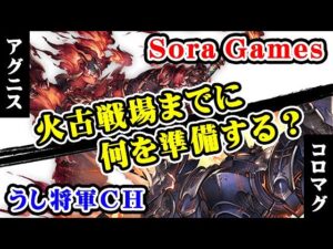 【火古戦場】アグニス コロマグ 古戦場までに何を準備する？（グラブル）（ライブ配信）「グランブルーファンタジー」