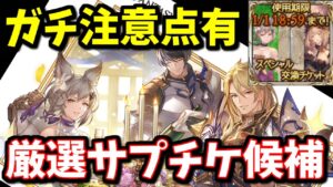 【ガチ注意点有】火古戦場向け厳選サプチケおすすめキャラ+αを紹介します(2022年12月)【グラブル】