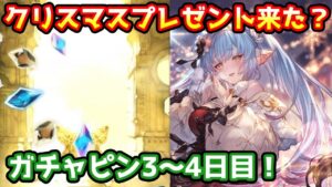 【グラブル】闇鍋期間にクリスマスプレゼント来た！？　ガチャピン期間3～4日目！【ガチャ動画】