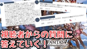 視聴者からもらった質問にまとめて答えます【グラブル】