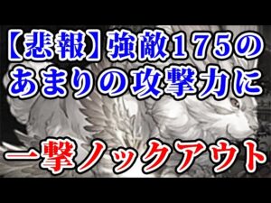 【悲報】強敵Lv175のあまりの攻撃力に一撃ノックアウトを喰らう （ドレッドバラージュ）（風ドレバラ）「グランブルーファンタジー」