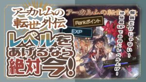 ランク上げるなら今！アーカルム外伝の周回で簡単にランクを上げる方法について！【グラブル】【グランブルーファンタジー】