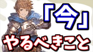 新情報によって急に発生した「今」やらないと後悔しそうなこと【グラブル】