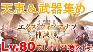 エクスウォフマナフLv.80周回【神滅戦】グラブル