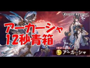 アーカーシャ 1ポチ0召喚 青箱12秒ムーブ