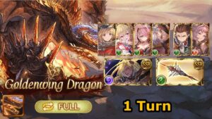[GBF] Guild War September 2023 - Nightmare lv95 (solo, 1 turn, full-auto)