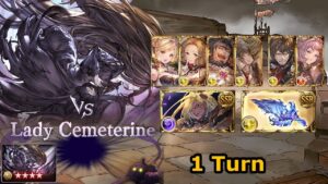 [GBF] Dread Barrage  October 2023 - Lv100 Lady Cemeterine (1 Turn)