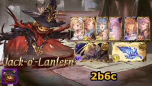 [GBF] Dread Barrage October 2023 - Lv90 Jack-o'-Lantern (2 buttons, 6 chains)