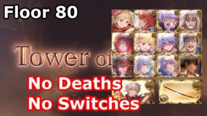 [GBF] Tower of Babyl - Floor 80 (No Deaths, No Switches, cutscene included)