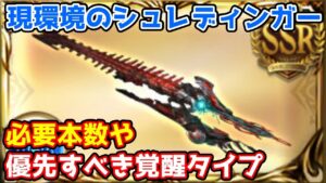 【グラブル】現環境のシュレディンガーは何本必要か、優先すべき覚醒タイプはどれかなどについて解説！