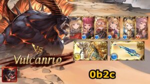 [GBF] Lvl 80 Vulcanrio (Fire EX+) (0 buttons, 2 chains)
