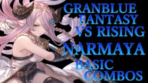 【GBVSR】グランブルーファンタジーヴァーサス ライジング ナルメア 基本 コンボ【 GRANBLUE FANTASY VS RISING NARMAYA BASIC COMBOS 】