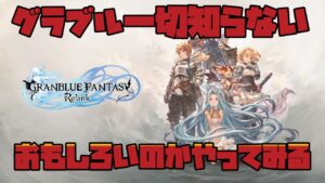【PS5】GRANBLUE FANTASY: Relink（グランブルーファンタジー リリンク）【グラブった事ないおじさんでも出来るの？】