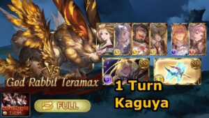 [GBF] Guild War April 2024 - Nightmare lv95 (solo, 1 turn, full-auto, Kaguya support)